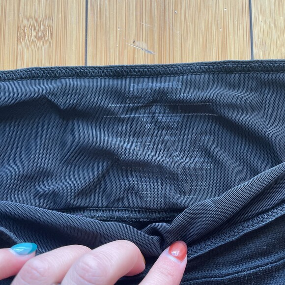 Patagonia Classic High Rise Long Under Pants Black Large - Picture 4 of 7